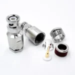 Роз'єм BNC female 9 clamp (Мама, Гніздо, Розетка, Jack), штировий для кабелю RG-213U, RG-8U, LMR-400 (затиск/збірка - під накрутку)