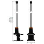 Антена VHF колінеарна стаціонарна  BASE301-Е фібергласова - Зображення 6