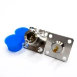 Роз'єм N-type female flange (Мама, Гніздо, Розетка, Jack),  PL259, SO-239 гніздо приладовий фланець 25,4мм/25,4мм (кріплення на 4 отвори під гвинти)