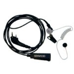 Гарнітура 2-х провідна прихованого носіння KHS-8bl з прозорим звуководом Kenwood