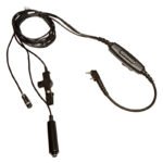 Гарнітура 3-х провідна прихованого носіння KHS-9bl з прозорим звуководом Kenwood