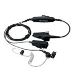 Гарнітура 2-х провідна прихованого носіння KHS-11bl з прозорим звуководом Kenwood