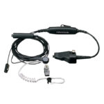 Гарнітура 3-х провідна прихованого носіння KHS-12bl з прозорим звуководом Kenwood