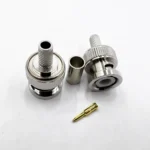Роз'єм BNC male 6 crimp (Тато, Штир, Вилка, Штекер, Plug), штировий з обтискною втулкою (внутрішній діаметр Ø 4,95 мм) для кабелю RG-58, RG-142, LMR 195 (під обтискання) - Зображення 3