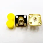 Роз'єм SMA female flange (Мама, Гніздо, Розетка, Jack), PL259, SO-239 гніздо приладовий фланець (кріплення на 4 отвори під гвинти та пайку)