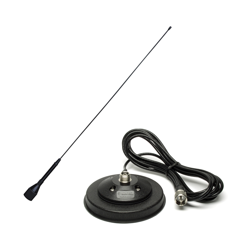 Антена автомобільна VHF TQC-M150 радіатор з пружиною та погоджувальною котушкою на магнітной основе PM 100 PL