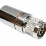 Роз'єм N-type male 12 clamp (Тато, Штир, Вилка, Штекер, Plug) штировий (затиск з внутрішнім діаметром Ø 13,5 мм) для кабелю 12D-BF, LMR-600 (затиск/збірка - під накрутку)