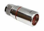 Роз'єм N-type male 12 clamp (Тато, Штир, Вилка, Штекер, Plug) штировий (затиск з внутрішнім діаметром Ø 13,5 мм) для кабелю 12D-BF, LMR-600 (затиск/збірка - під накрутку) - Зображення 2
