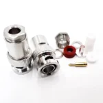 Роз'єм BNC female 6 clamp (Мама, Гніздо, Розетка, Jack), штировий для кабелю RG-58, RG-240, RG-223 (затиск/збірка - під накрутку) - Зображення 2