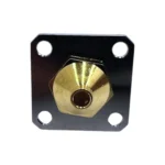 Роз'єм N-type female flange (Мама, Гніздо, Розетка, Jack),  PL259, SO-239 гніздо приладовий фланець 25,4мм/25,4мм (кріплення на 4 отвори під гвинти з фіксацією, що пригвинчується)