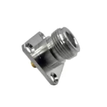Роз'єм N-type female flange (Мама, Гніздо, Розетка, Jack), PL259, SO-239 гніздо приладовий фланець 17,5 мм/17,5 мм (кріплення на 4 отвори під гвинти)