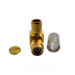 Роз'єм SMA male 7 crimp 90° (Тато, Штир, Вилка, Штекер, Plug), кутовий штировий з обтискною втулкою (внутрішній діаметр Ø 5,9 мм) для кабелю RG-58, RG-223, LMR 240, SLR 240 (під обтискання кутовий 90°)