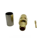 Роз'єм SMA male 7 crimp (Тато, Штир, Вилка, Штекер, Plug), штировий з обтискною втулкою (внутрішній діаметр Ø 5,9 мм) для кабелю RG-58, RG-223, LMR 240, SLR 240 (під обтискання) - Зображення 2